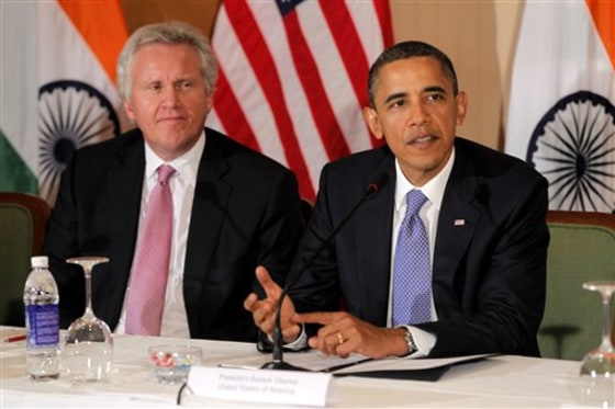 Barack Obama, Jeffrey Immelt